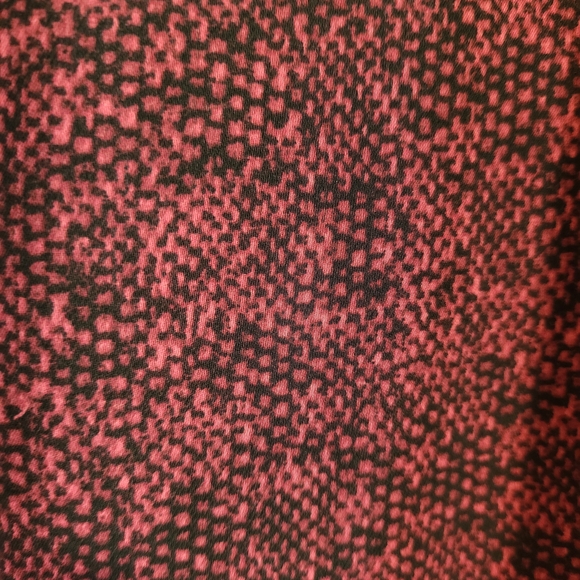 🌿-Michael Kors Small Burgundy Snakeskin Blouse Gold Hardware Keyhole Bodice - Picture 8 of 15